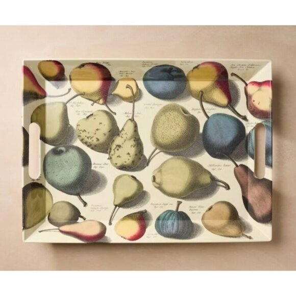 John Derian for Target Pears Melamine Rectangle Serving Tray Fall Holiday Party - Picture 2 of 6